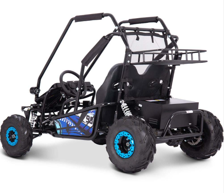MotoTec Mud Monster XL Kids Electric 60v 2000w Go Kart Full Suspension