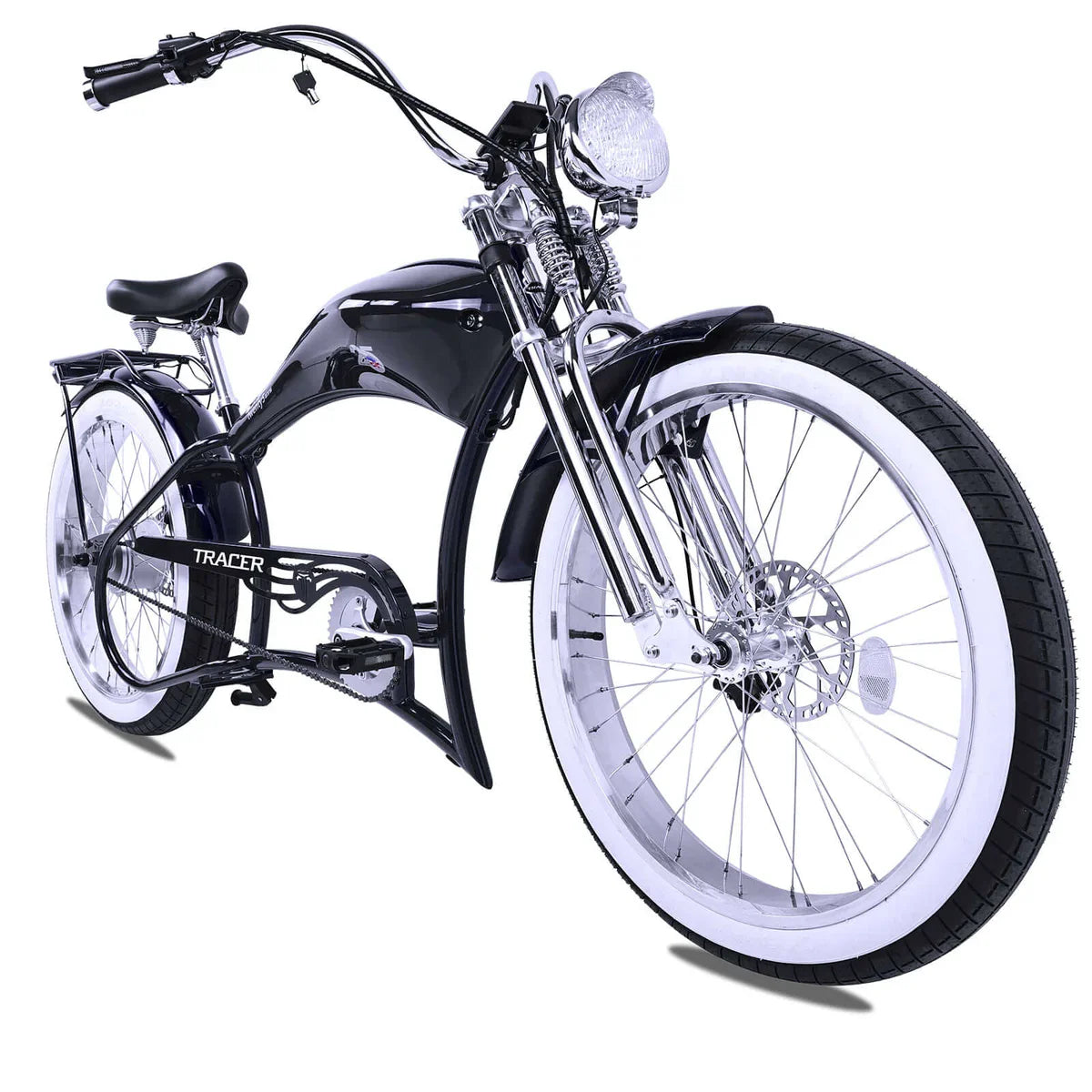 Tracer Twenty5 800W Chopper Stretch Cruiser Ebike
