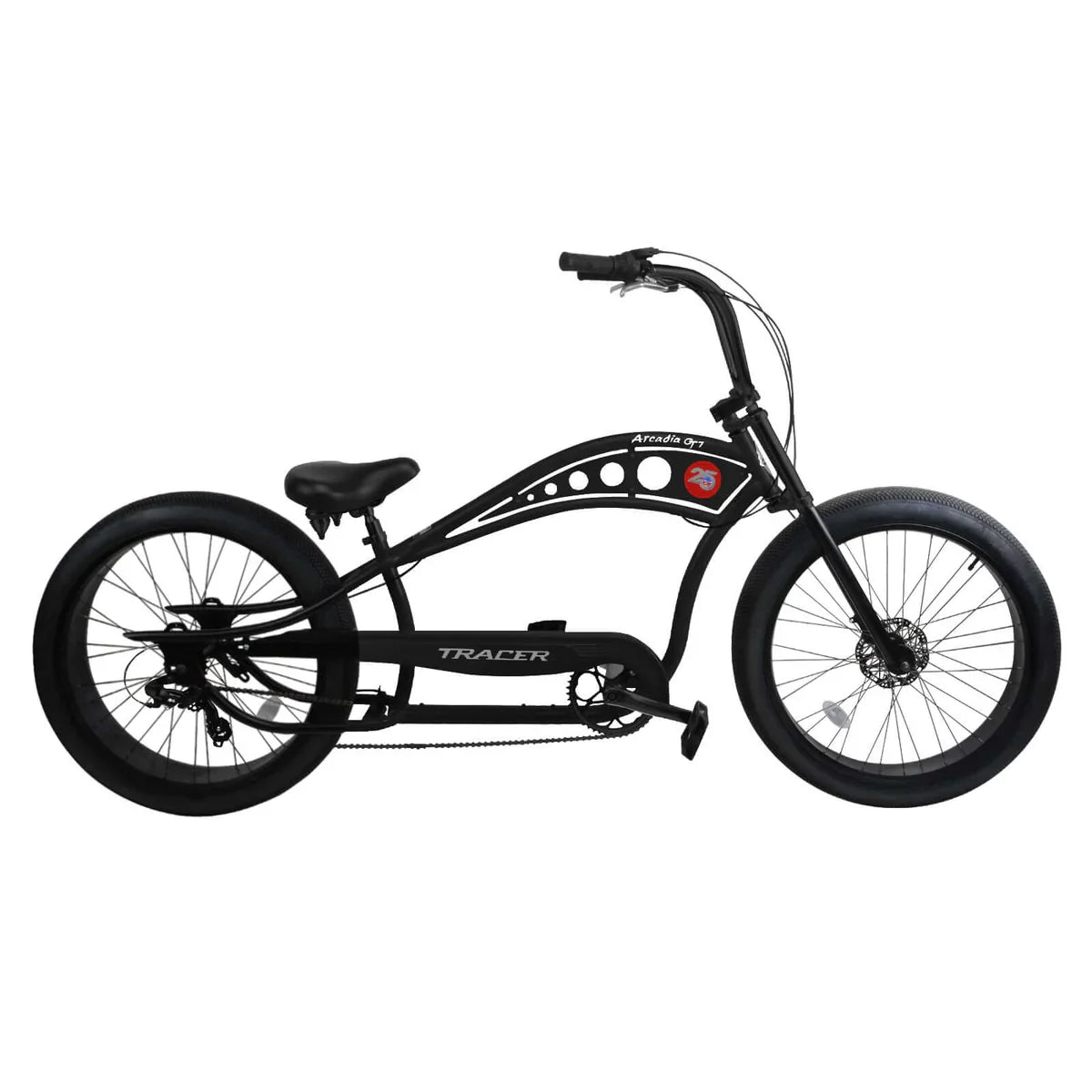 Tracer Arcadia GT7 26” Chopper Cruiser Stretch Bike 7 Speed