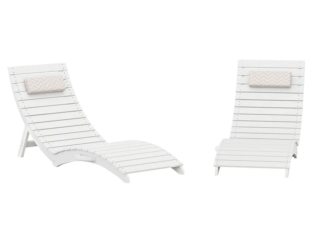 AquaCurve™ AquaWave Pre-Assembled Folding Pool Lounge Chair for Tanning Ledge