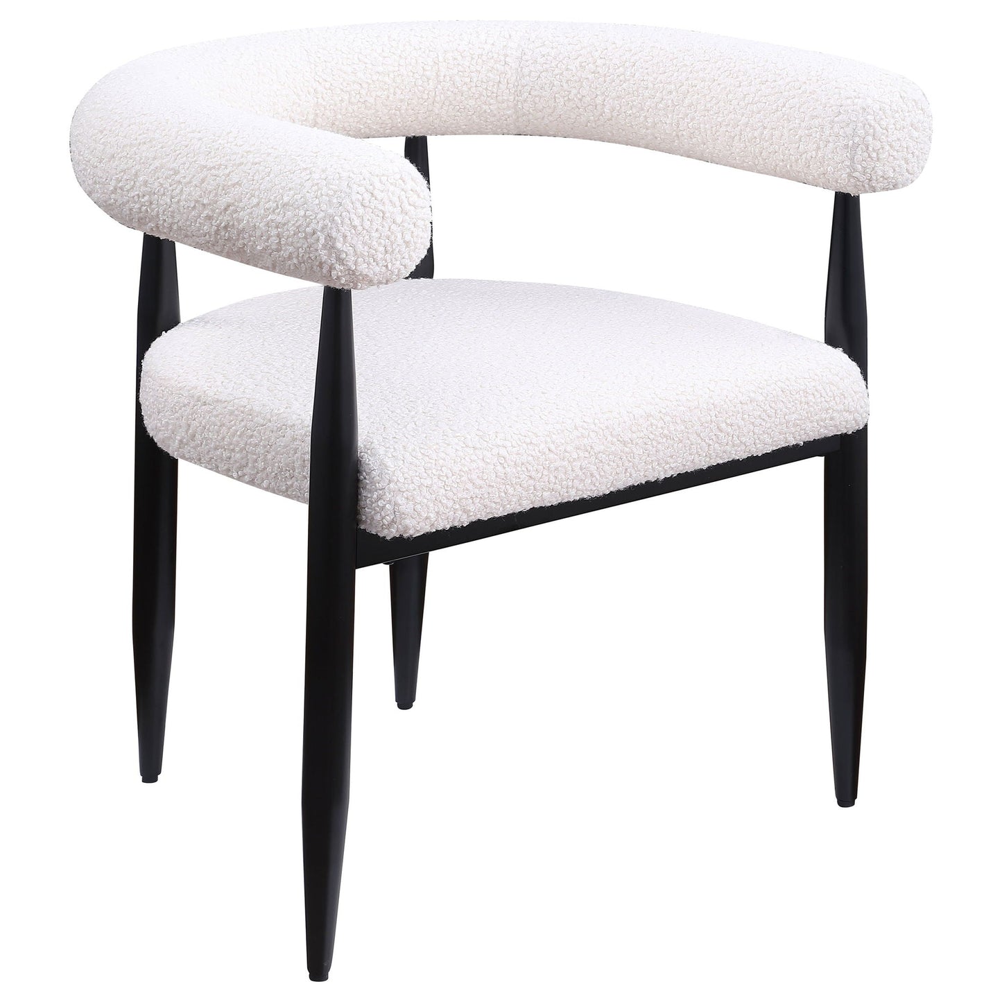 Dorgan - 5 Piece Round Dining Set - Black