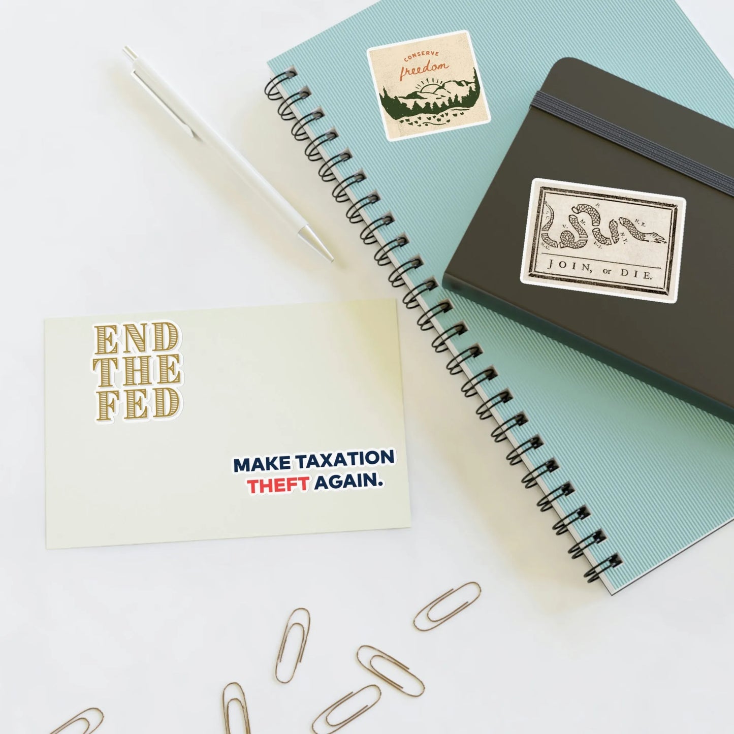 Liberty Themed Sticker Sheets
