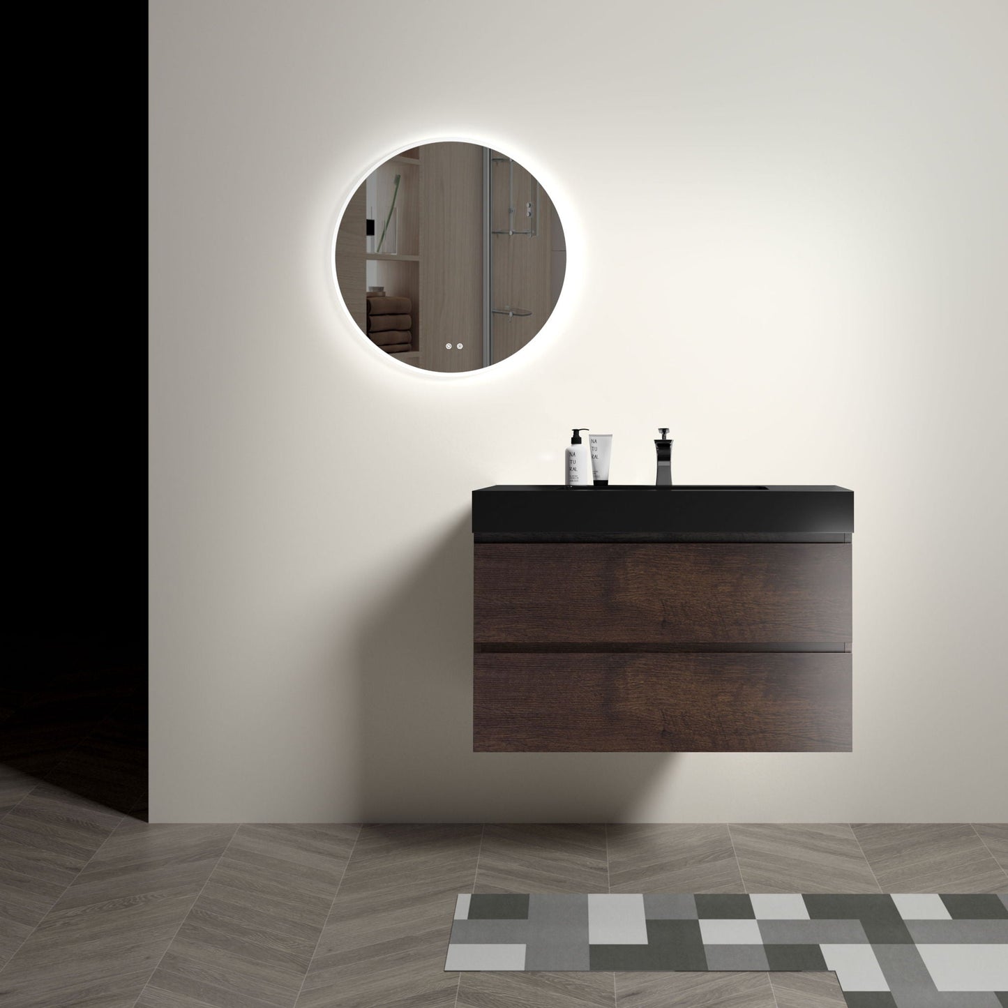 Alice Bathroom Vanity Wall Mounted With Sink