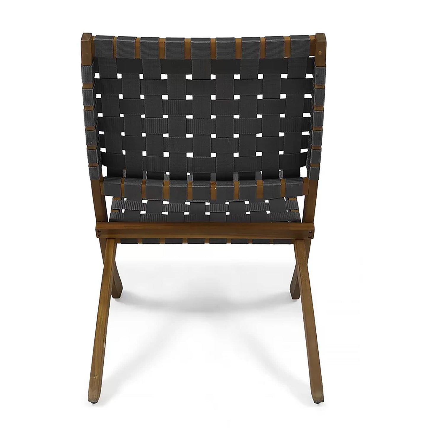 Kayla Outdoor Foldable 2 Seater Chat Set - Brown / Gray