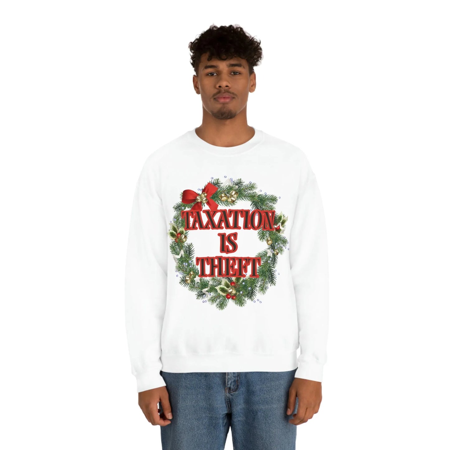 Taxation is Theft Unisex Crewneck Sweatshirt - 4LibertyShop.com