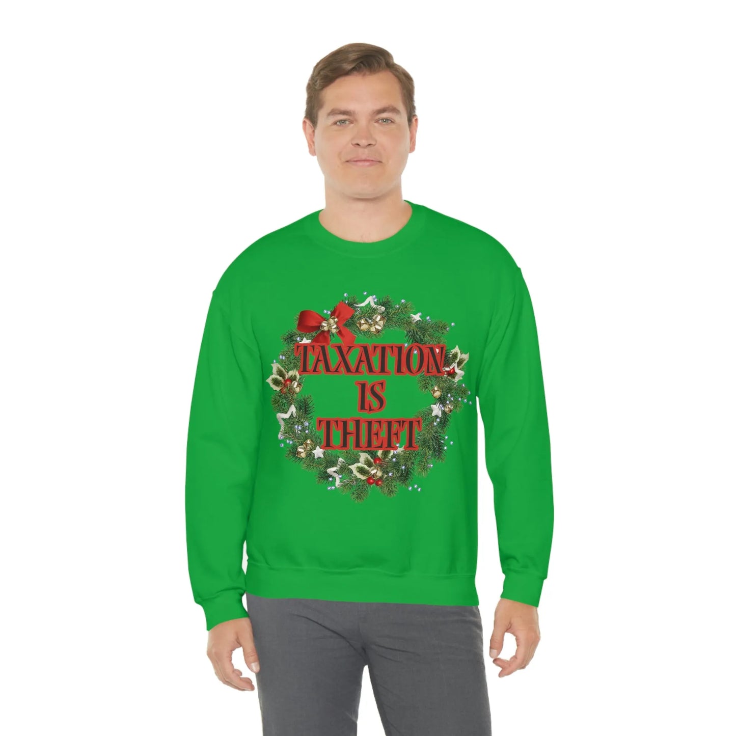 Taxation is Theft Unisex Crewneck Sweatshirt - 4LibertyShop.com