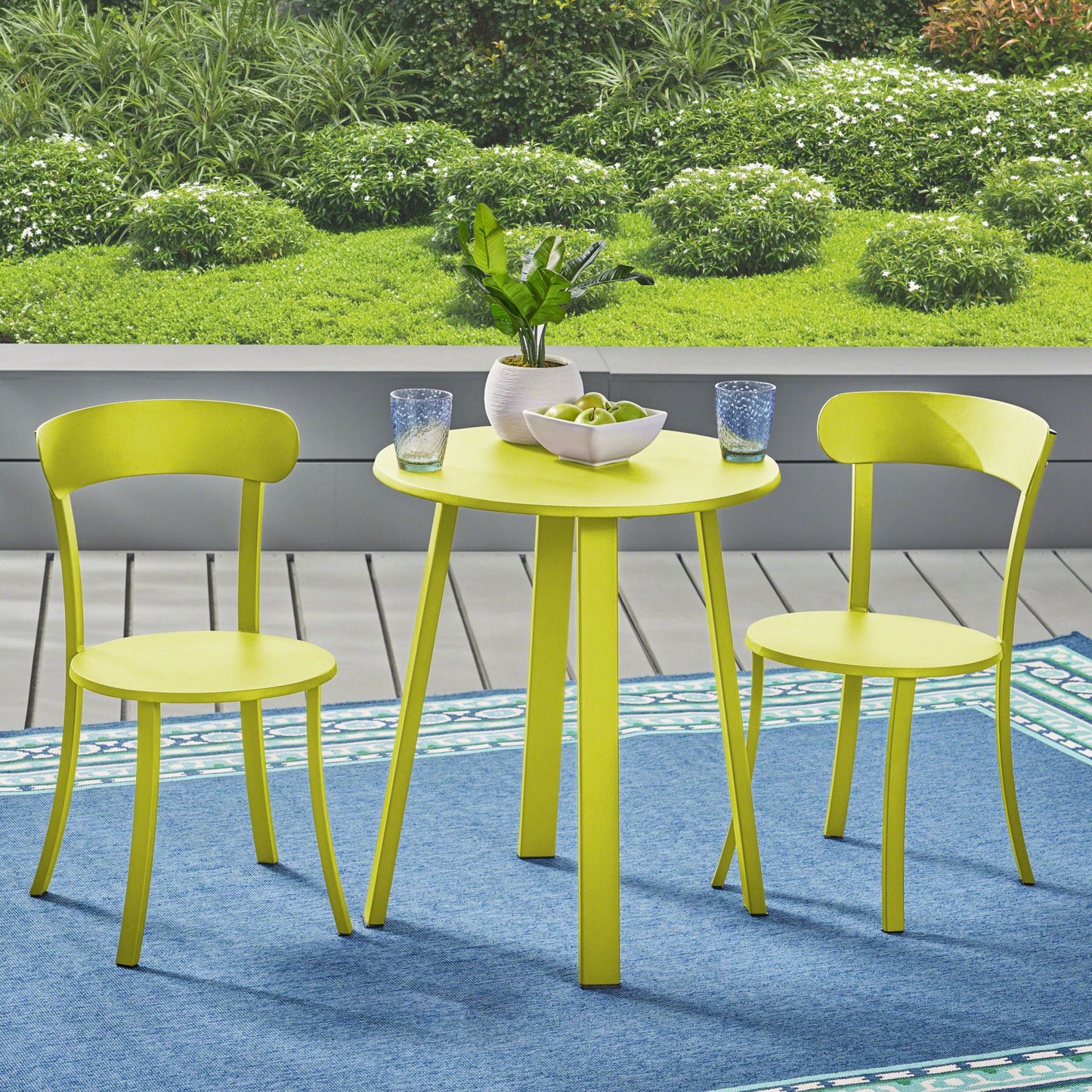 Barbados Bistro Set - Green
