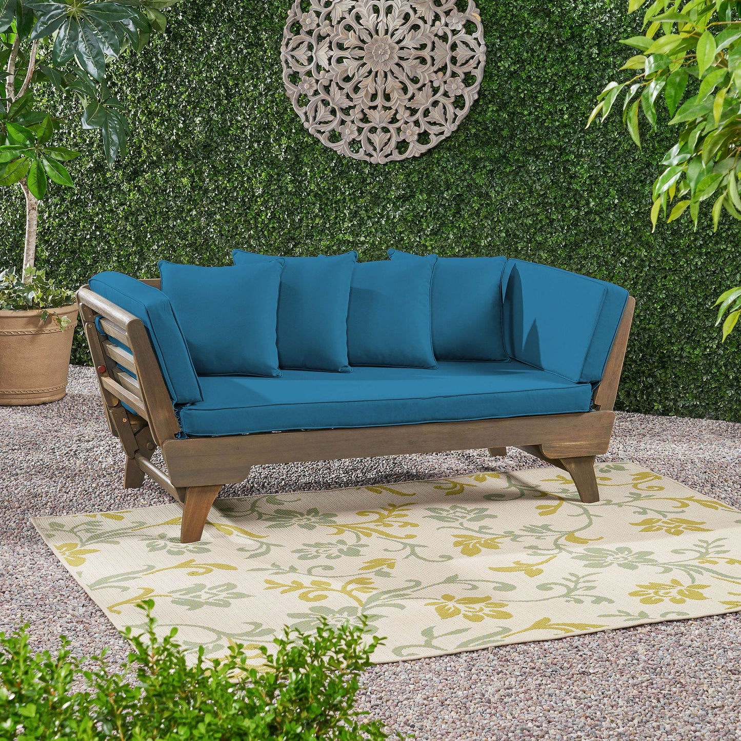 Ottavio Convertible Sofa Daybed With Water Resistant Cushions
