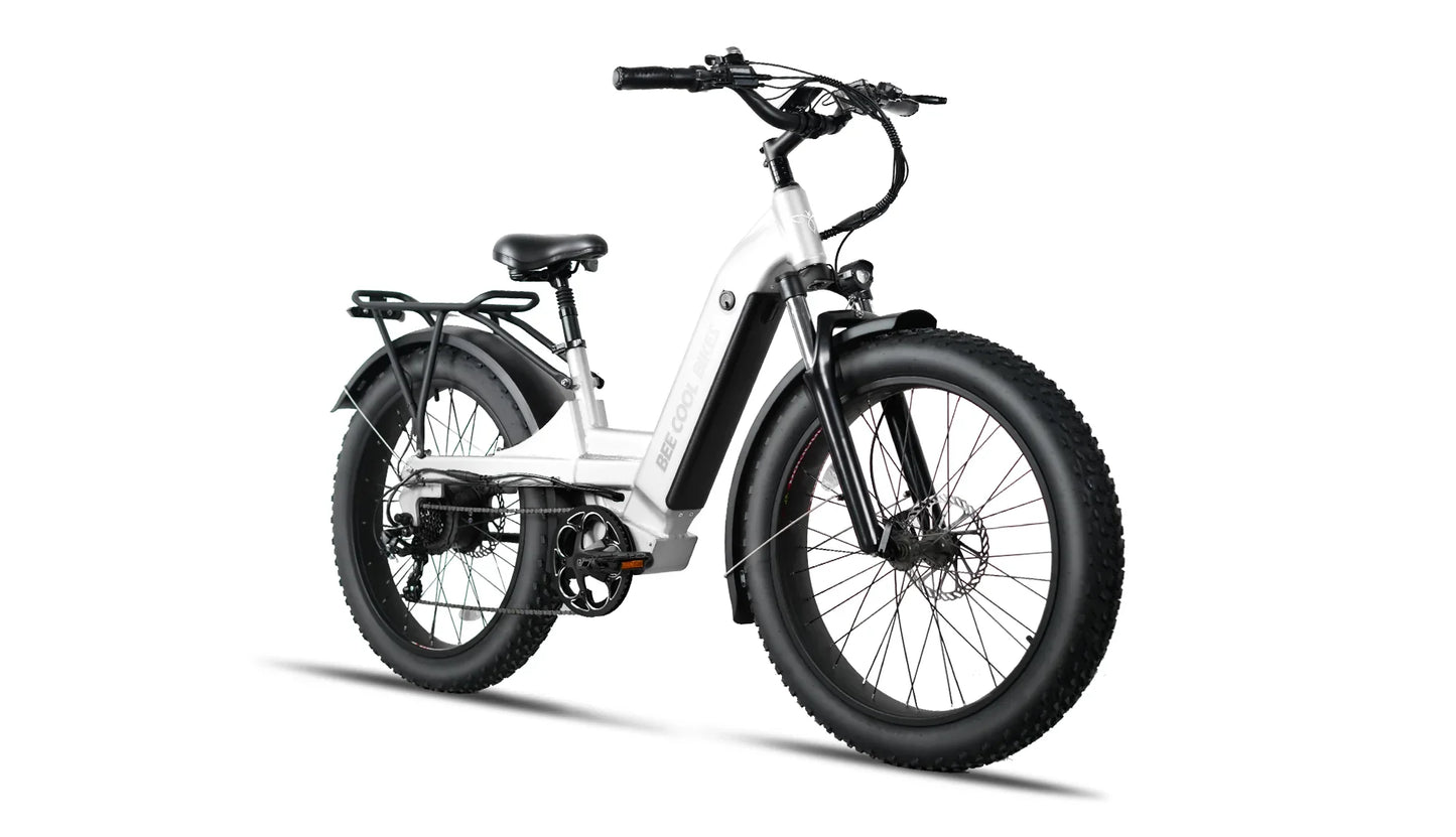 Bee Pathfinder Step-Thru Full Suspension Long Range Electric Bike