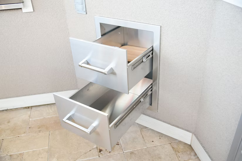 Outdoor Kitchen Stainless Steel Drawer