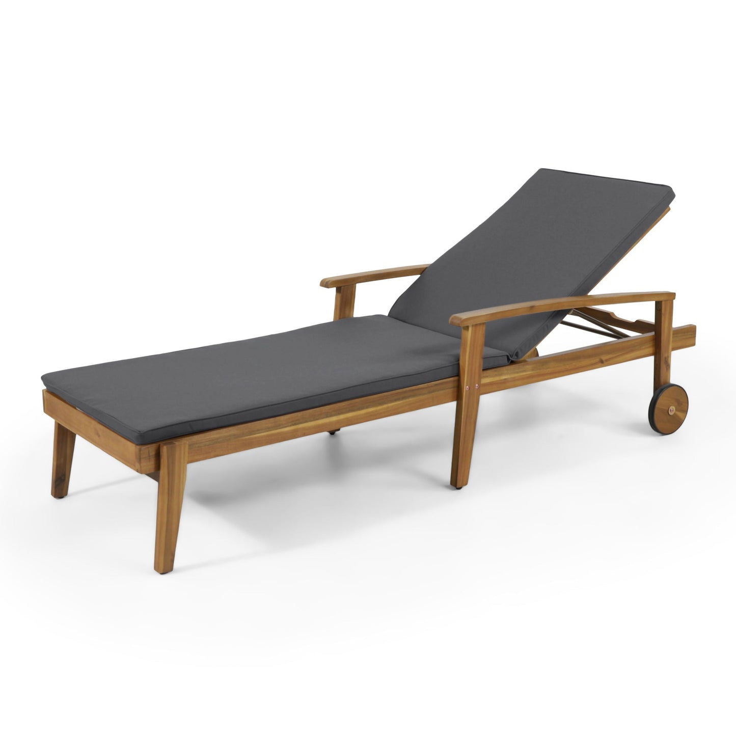 Jason Chaise Lounge Adjustable Acacia Wood Outdoor Furniture