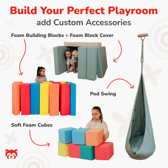 Indoor Play Gym by Wood and Hearts