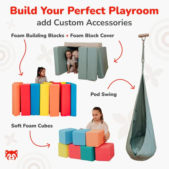 Climbing Wall Playground by Wood and Hearts