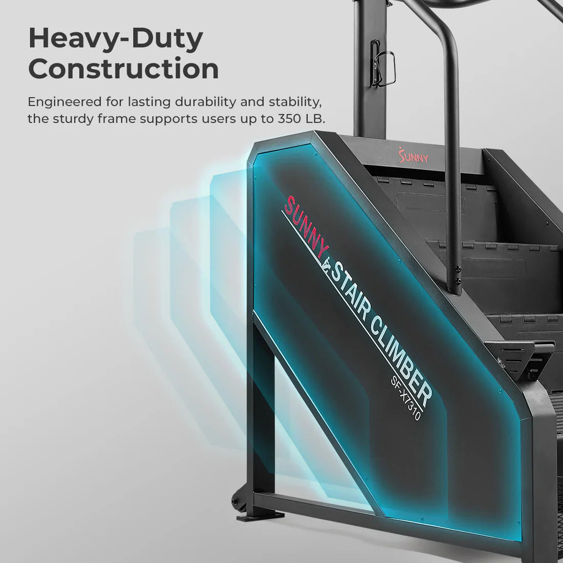 Premium Smart Stair Climber by Sunny Health & Fitness