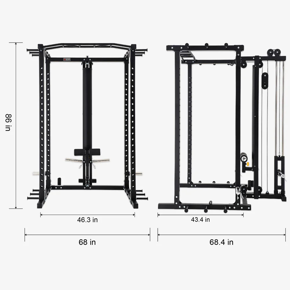 Altas Strength Light-commercial Equipment Squat Rack AL-3028