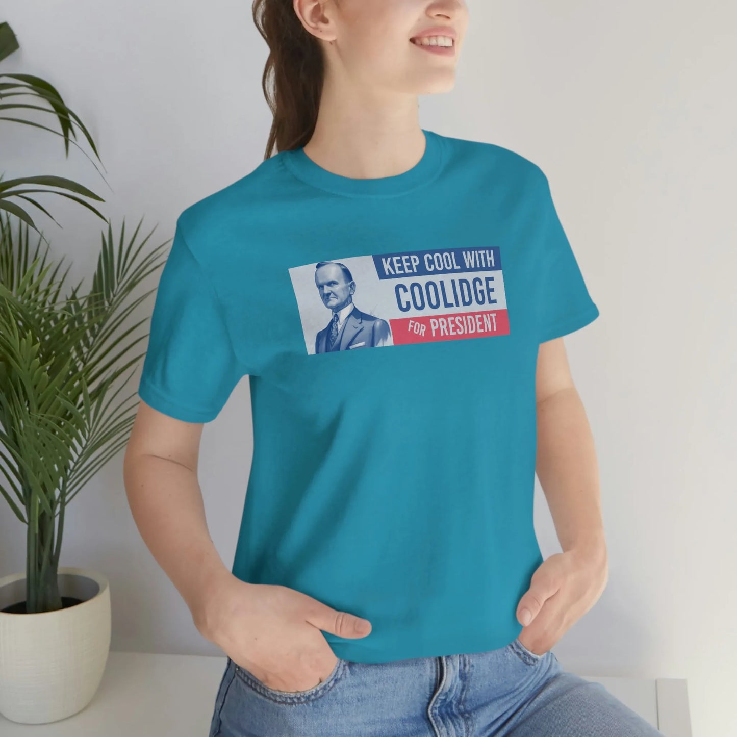 Keep Cool With Coolidge For President Calvin Coolidge T-Shirt