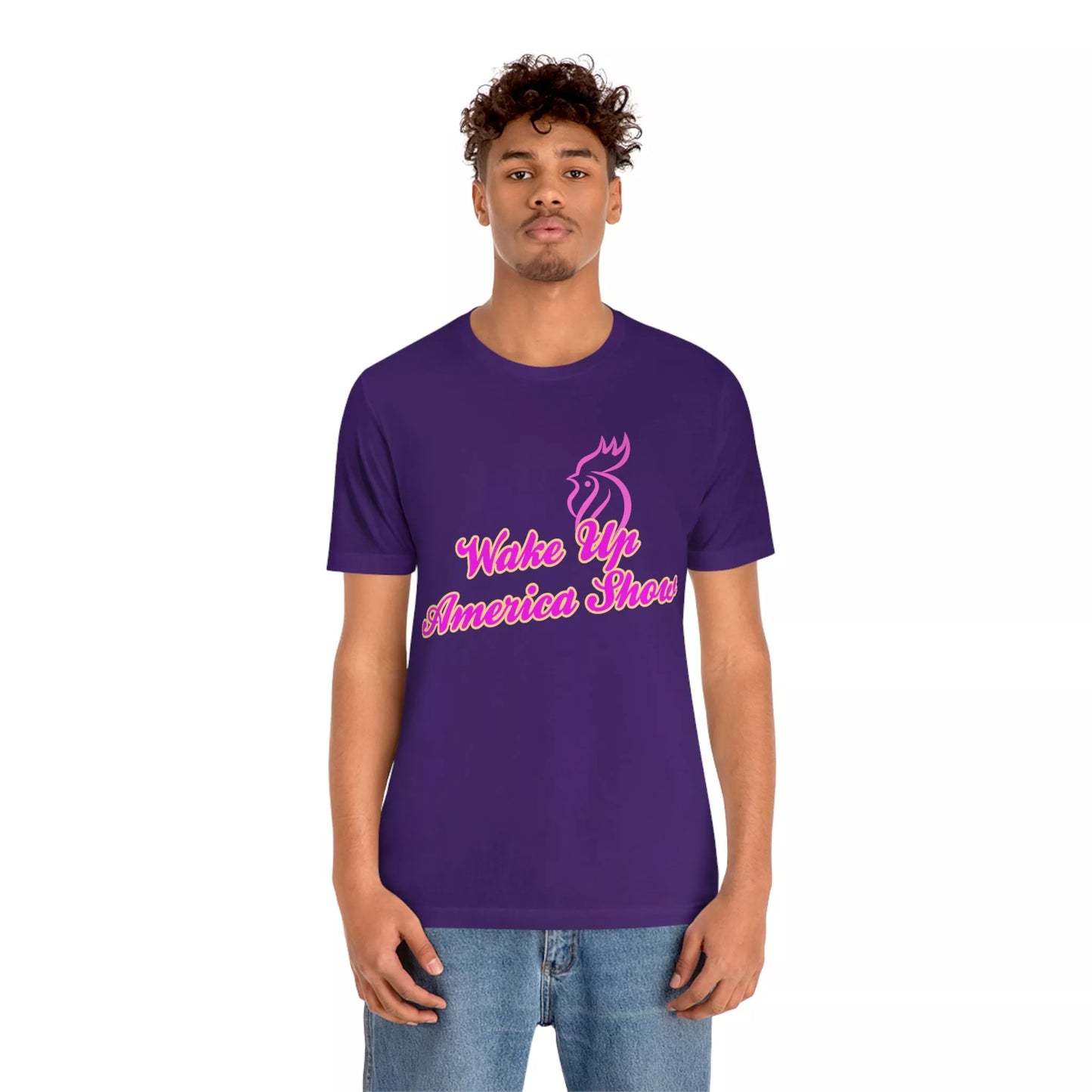 Wake Up America Show Unisex Jersey Short Sleeve Tee
