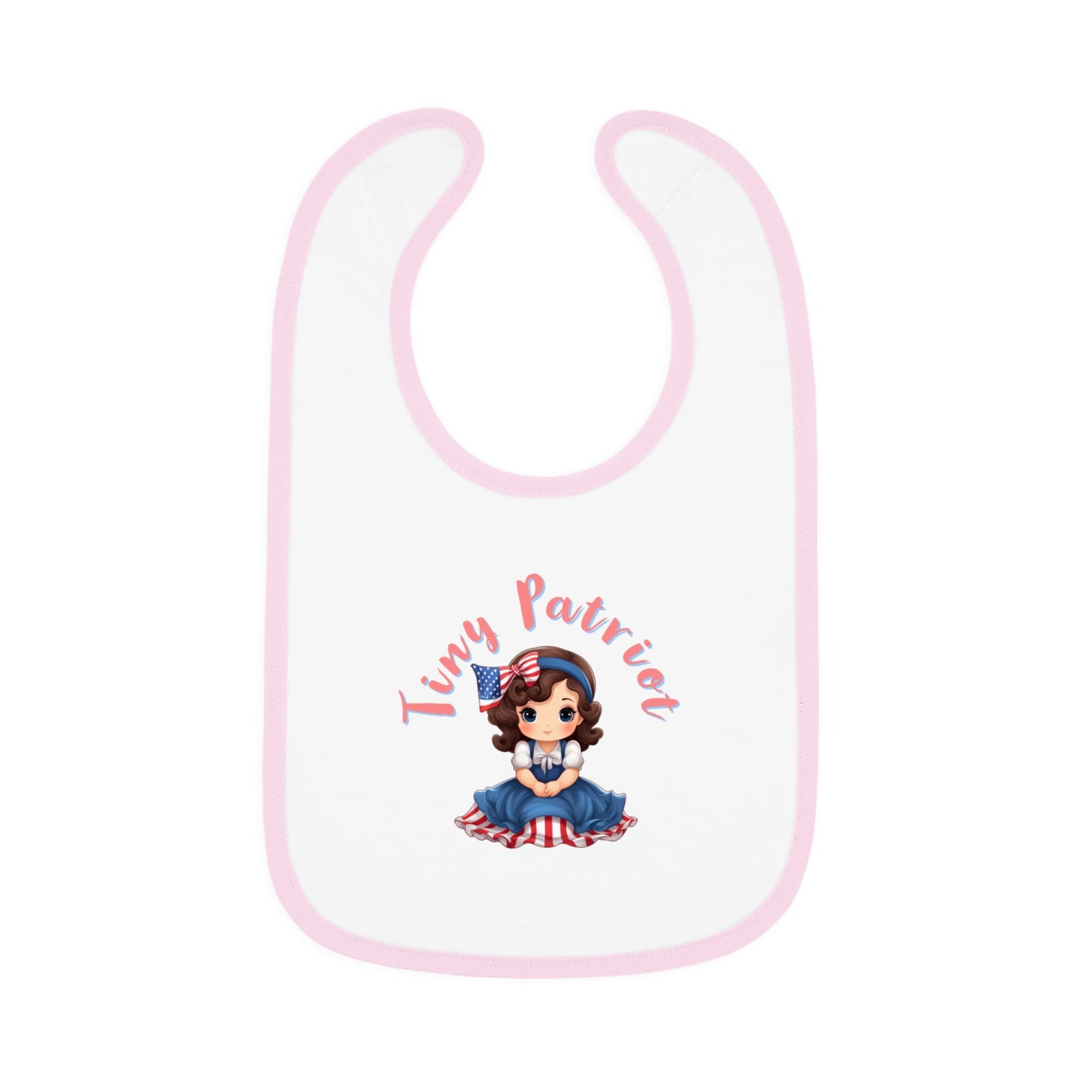 Tiny Patriot Betsy Ross Baby Bib