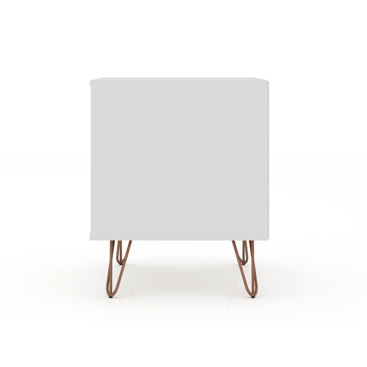 Rockefeller - Nightstand With 2 Drawers - White