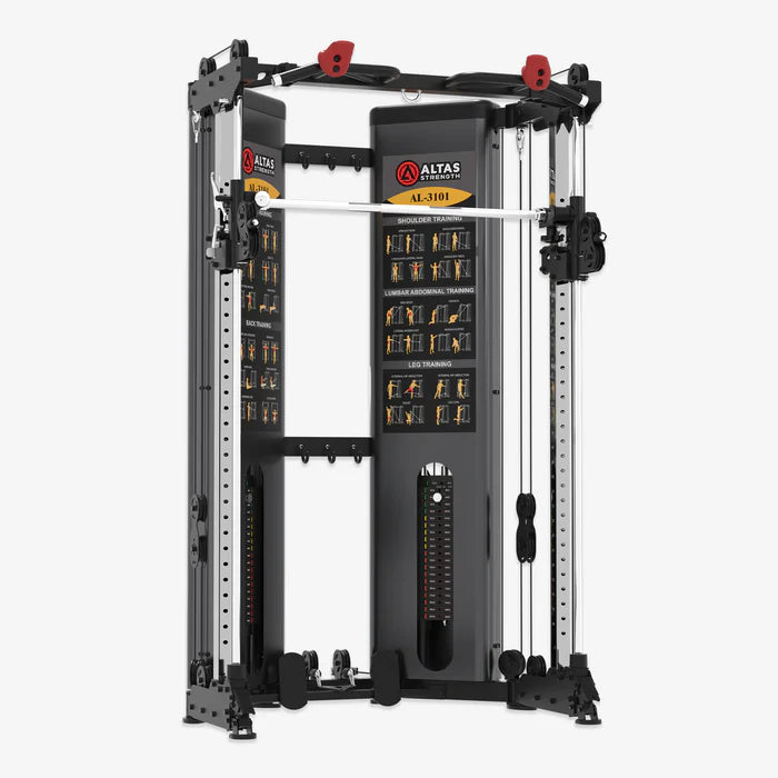 Folding Home Gym Smith Machine With Pulley System Gym Squat Rack AL-3101