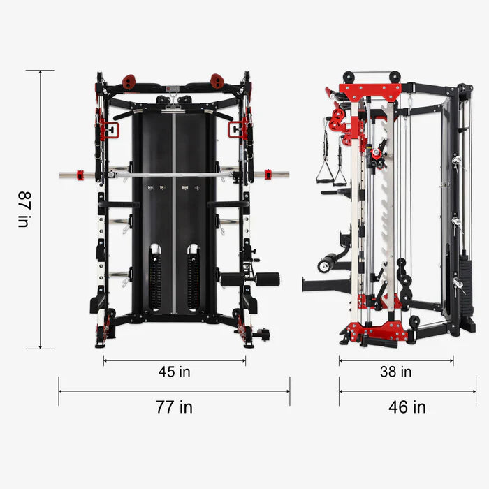 Altas Strength Light-commercial Folding Smith Machine AL-3107