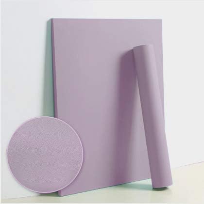 Dimoon 118''x17.7'' Purple Peel and Stick Wallpaper Contact Paper Modern Self Adhesive Wall Paper Removable Renter Friendly Textured Solid Color Shelf Cabinet Vinyl Roll (118''x17.7'',Purple)
