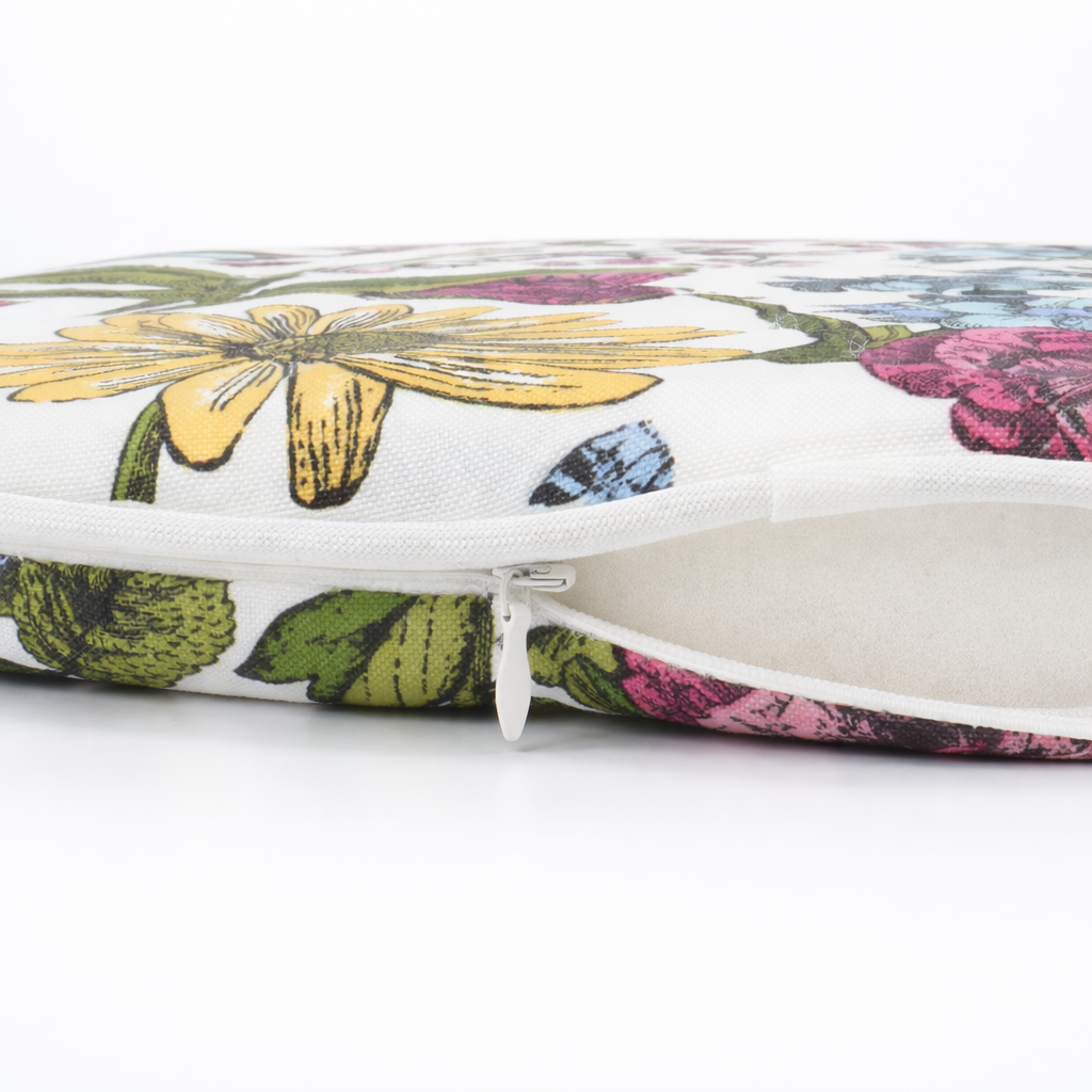 Outdoor Patio Chair Cushions - Botanical Floral Print