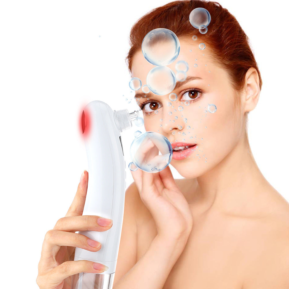 Hailicare Small Bubble Hot Compress Blackhead Instrument With Water Tank To Suck Blackheads USB Charging Beauty Instrument