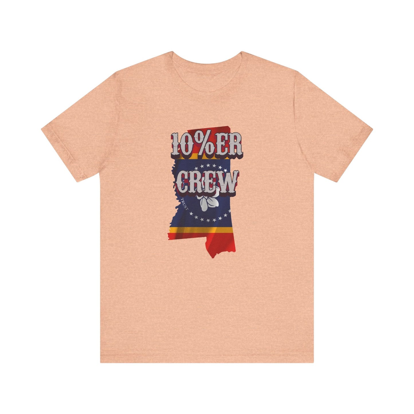 Walton & Johnson: 10%er Crew Mississippi Tee - 4LibertyShop.com