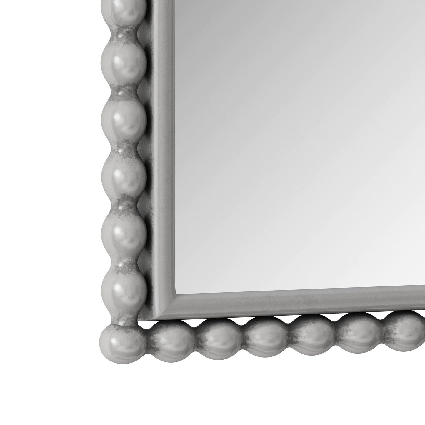 Vintage Iron Art Arch Mirror, Wall Hanging Or Table Display