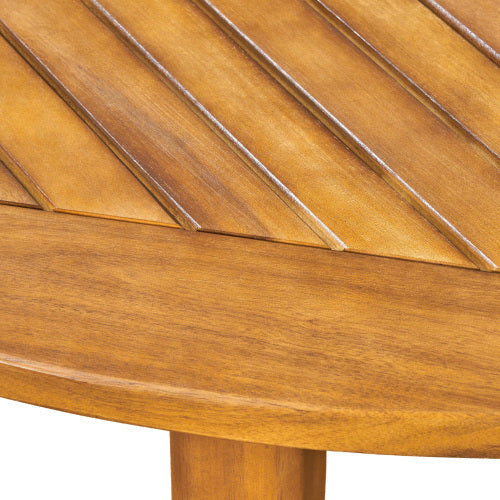 Outdoor Dining Set – Acacia Wood Stamford Table & Wicker Chairs