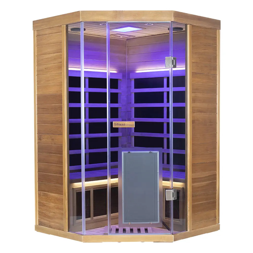 Wizzisauna SR07 2 Person Far Infrared Sauna Red Cedar *Pre-Order*