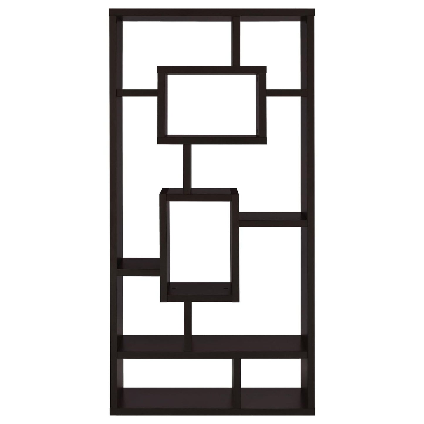 10 Shelf Open Back Bookcase