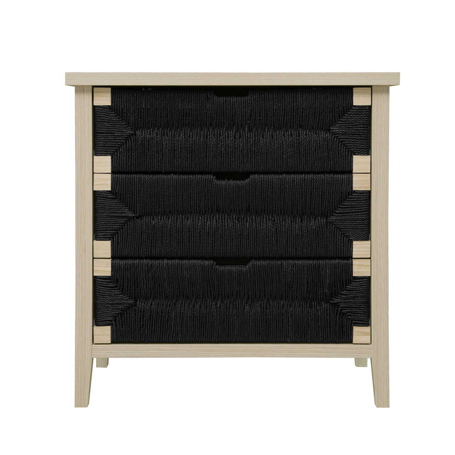 3 Drawer Buffet Sideboard With Adjustable Shelves, Natural