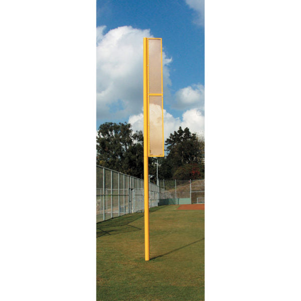 Heavy Duty Baseball Foul Poles - Heavy Duty Powder Coated Steel