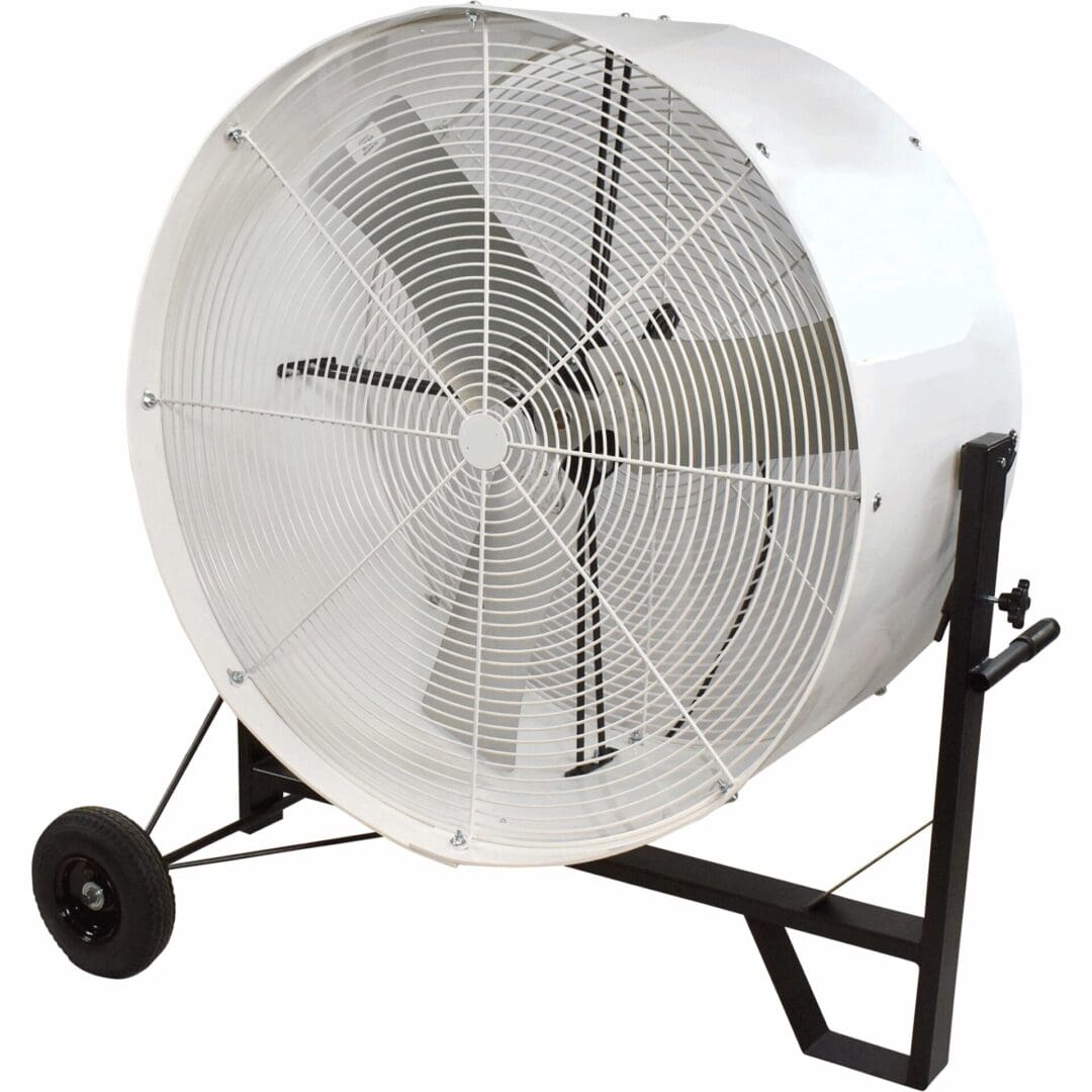 Mist Works Portable 36″ Industrial Drum Fan w/Cart