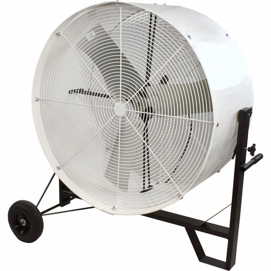 Mist Works Portable 36″ Industrial Drum Fan w/Cart
