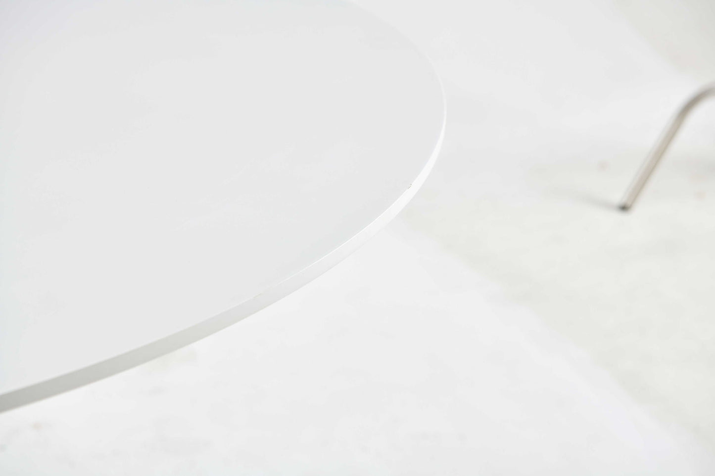 Table Mid-Century Dining Table For 4 - 6 People With Round Table Top, Pedestal Dining Table, End Table Leisure Coffee Table, Cross Leg