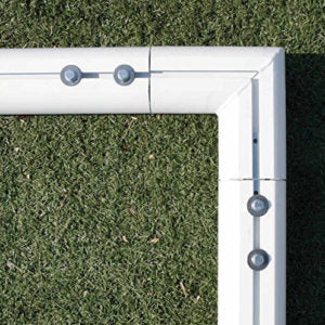CLUB Portable Soccer Goals, 3″ Round Aluminum with 4mm Nets