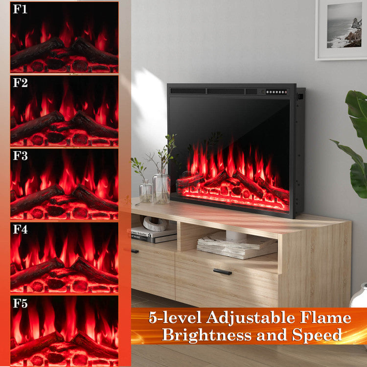34/37" Recessed Electric Fireplace