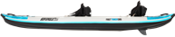 The 385ft FastTrack V-bottom Inflatable Kayak - Pro Carbon Package