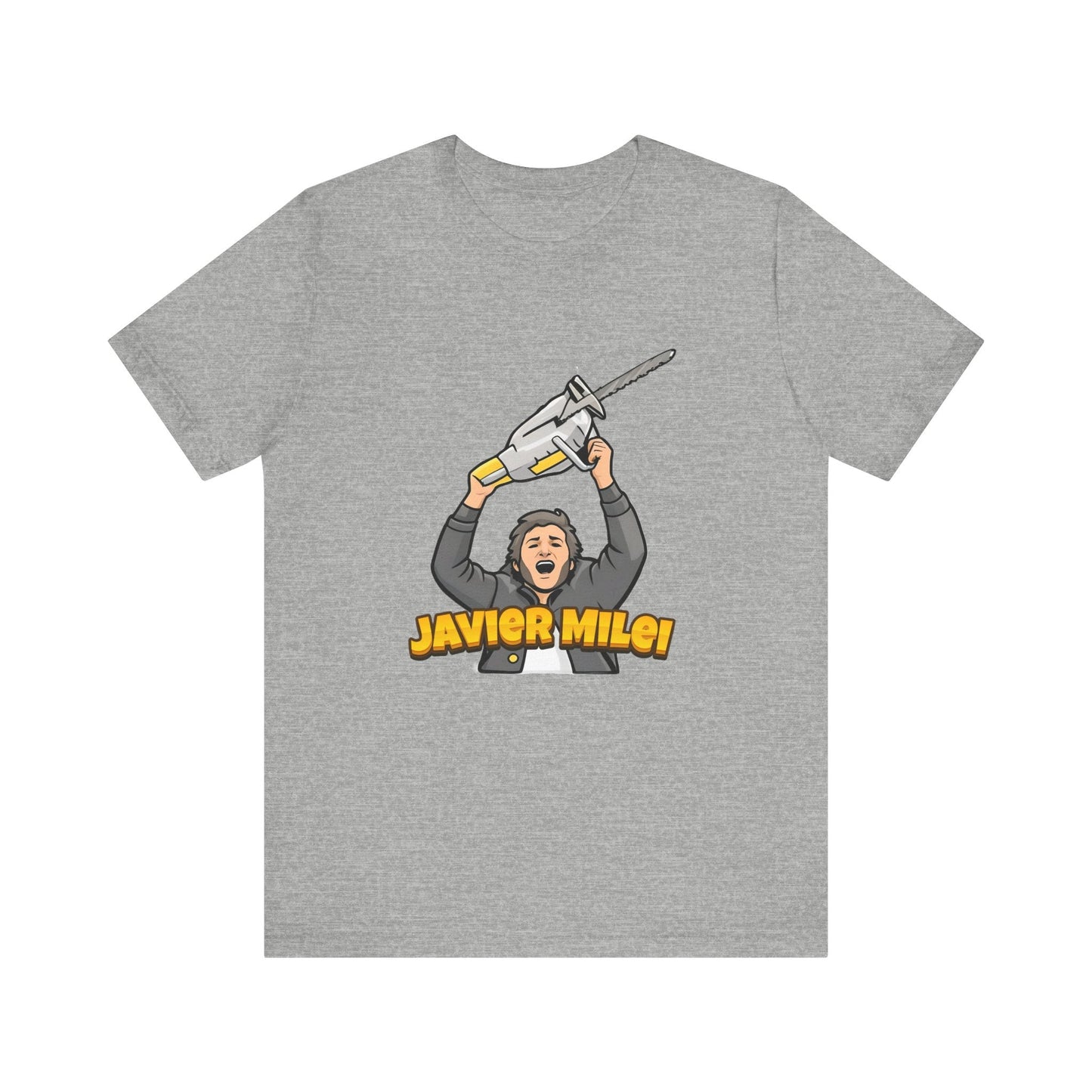 Javier Milei Chainsaw Tee - 4LibertyShop.com