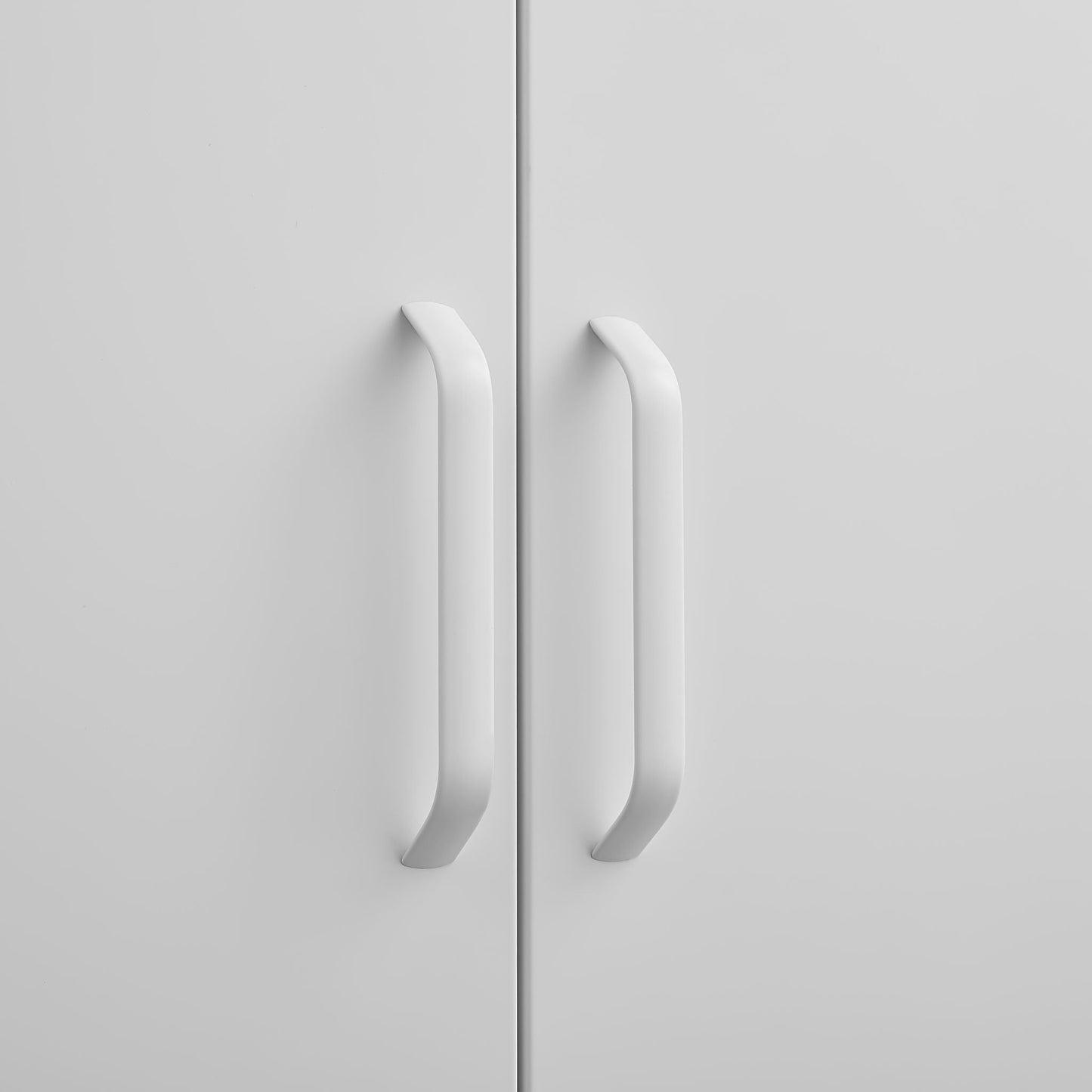 Modern Storage Cabinet with Adjustable Shelves and Magnetic Door Stopper