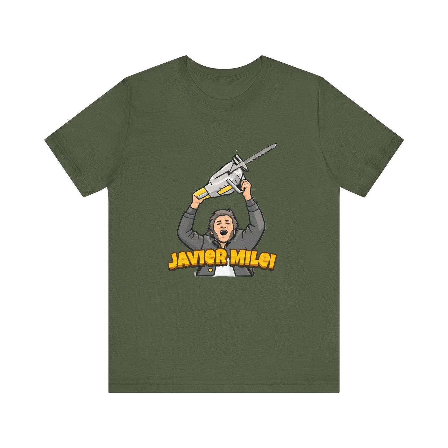 Javier Milei Chainsaw Tee - 4LibertyShop.com