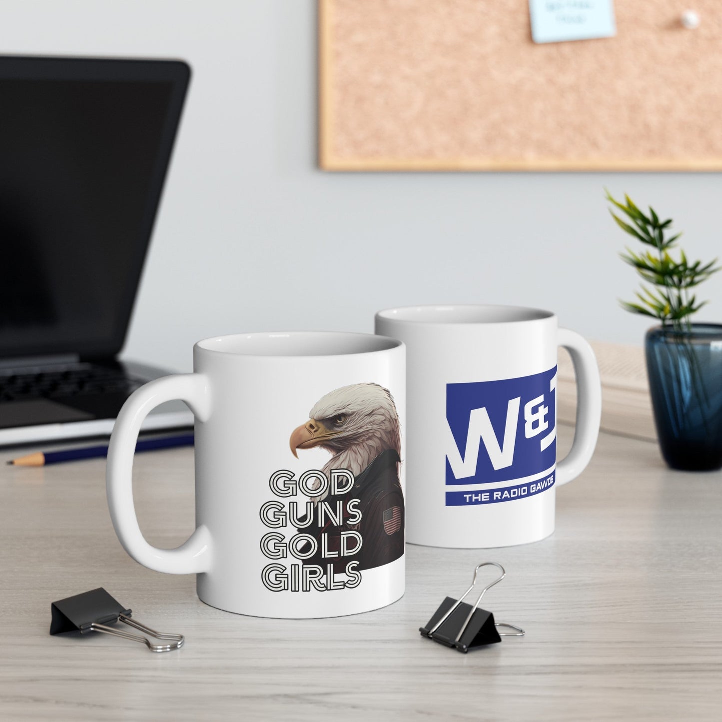 Walton & Johnson: American Slogan Ceramic Mug 11oz - 4LibertyShop.com