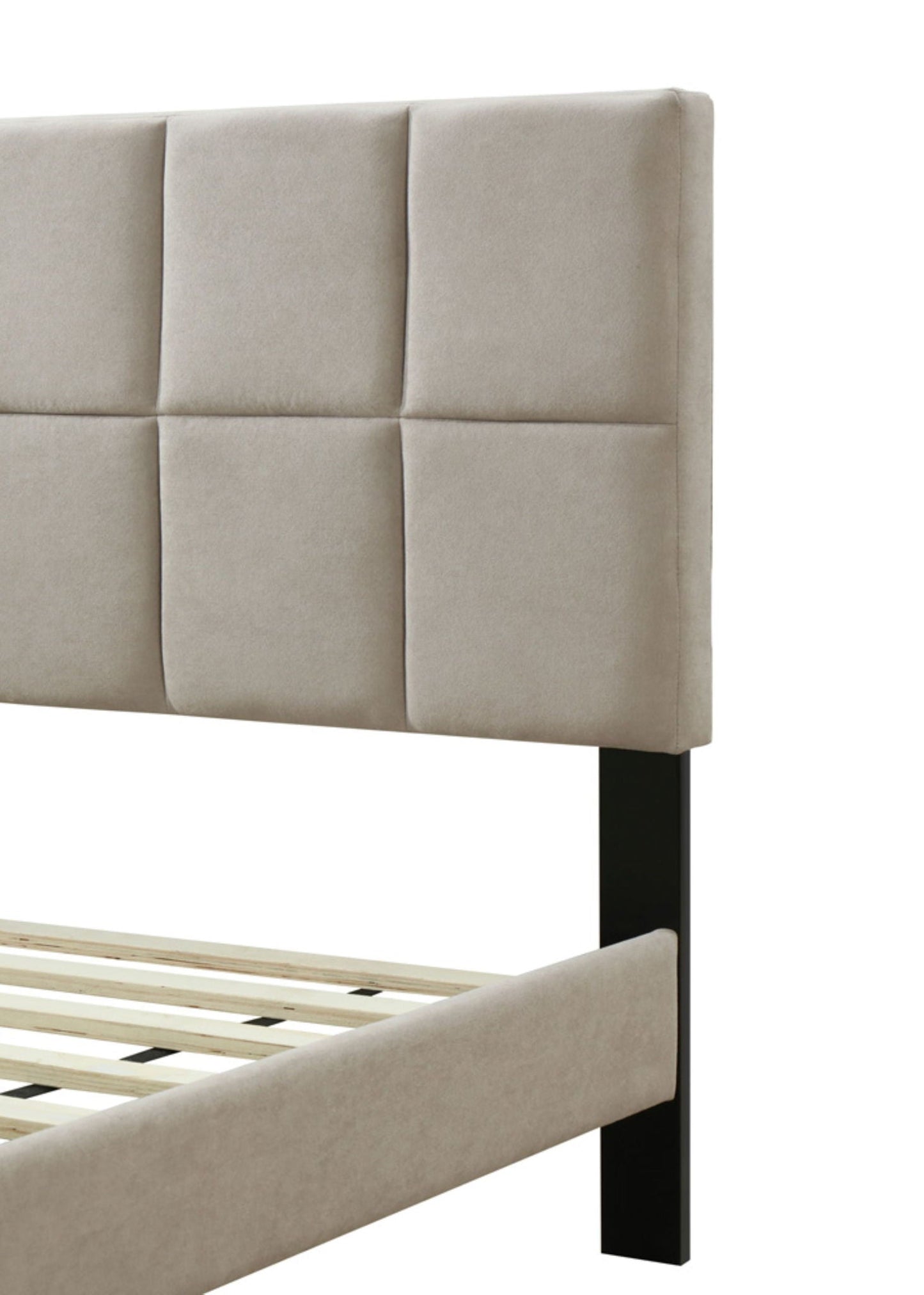 Full Sized Squares Bed With USB