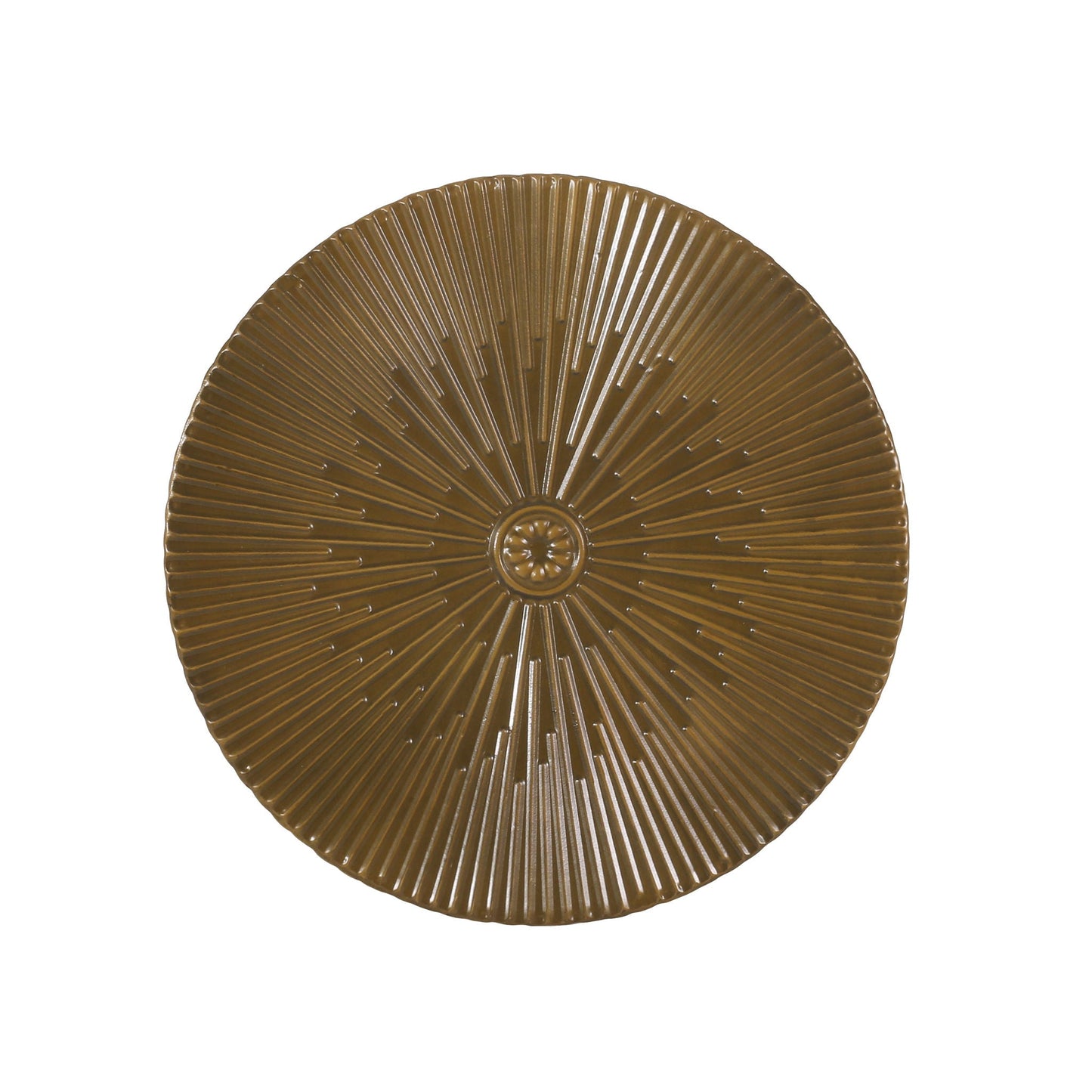 Langseth Iron Sunburst Side Table Modern Design