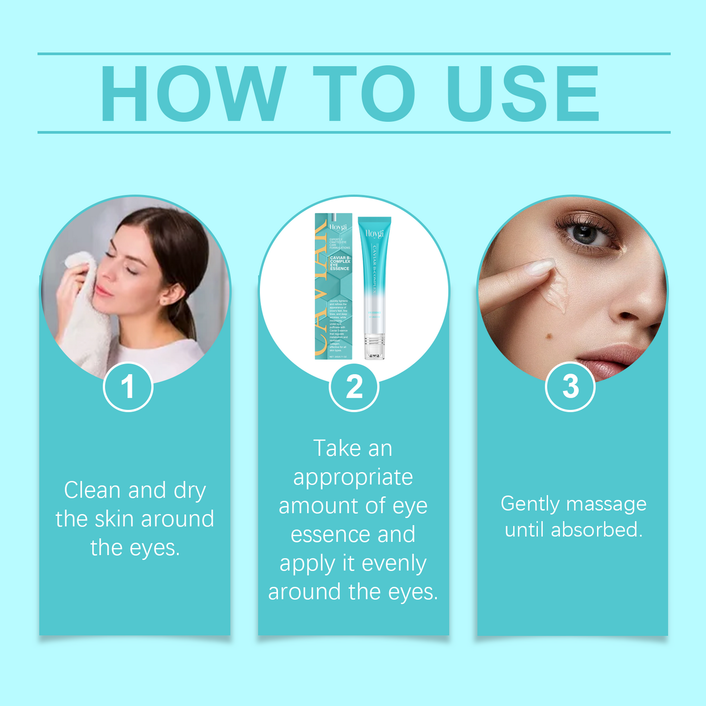 Eye Serum Moisturizes And Reduces Fine Lines Around Eyes And Improves Skin Elasticity Around Eyes