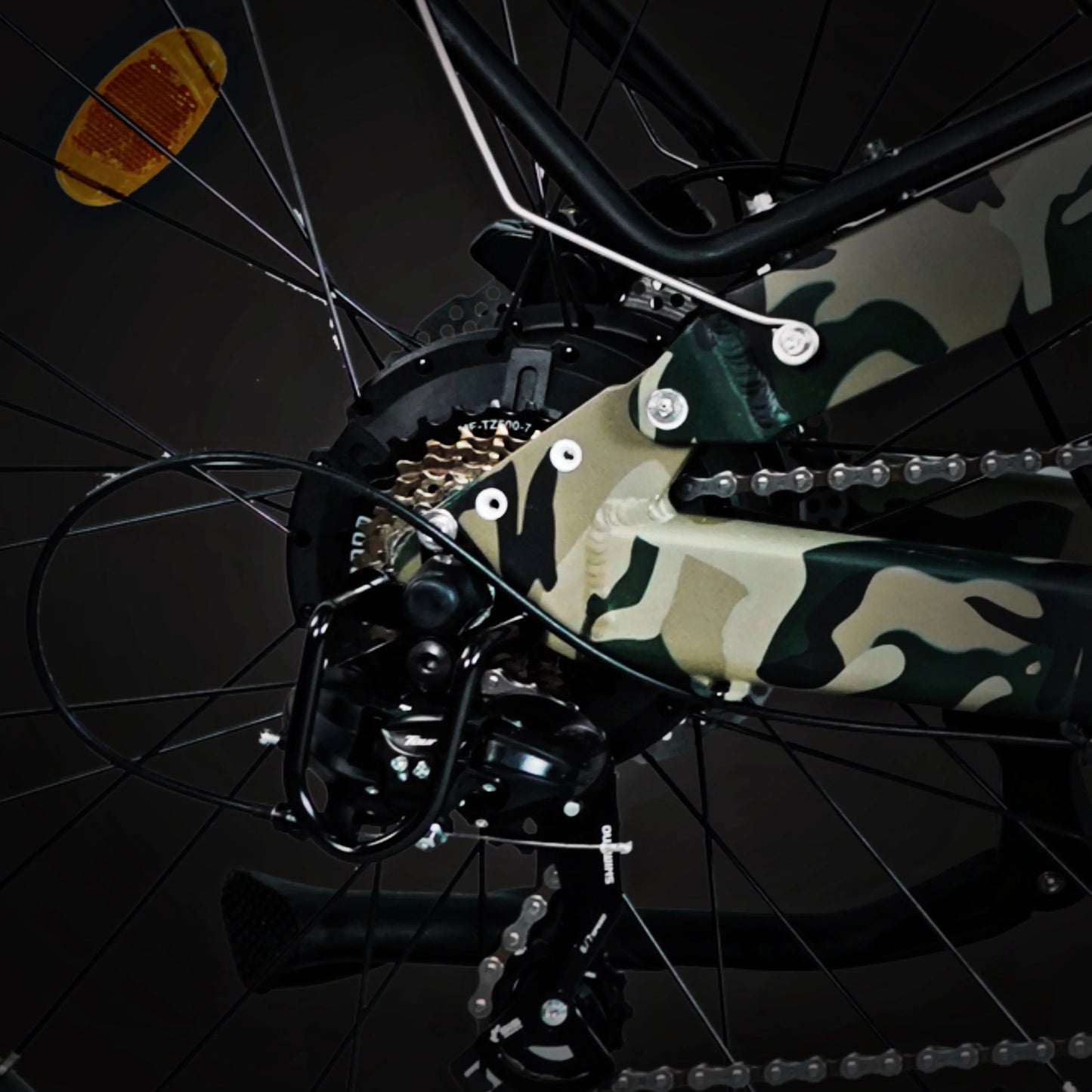 Bee Defender Super Frame Full Suspension Mountain Electric Bike