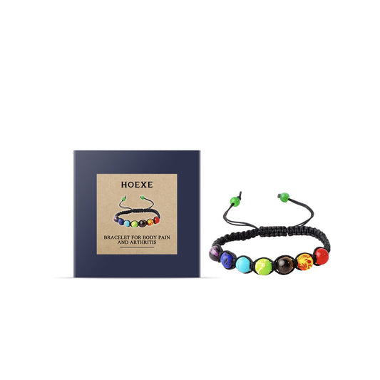 Bracelet, Simple Accessories With Glass Bead Wheel Yoga Portable Accessory Beaded Bracelet